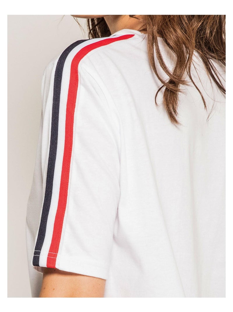 T-shirt col rond FAUSTINE Blanc - Kiabi