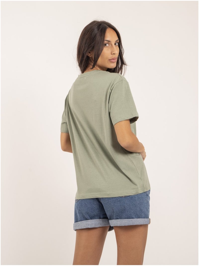T-shirt col rond FENOMEN Vert - Kiabi