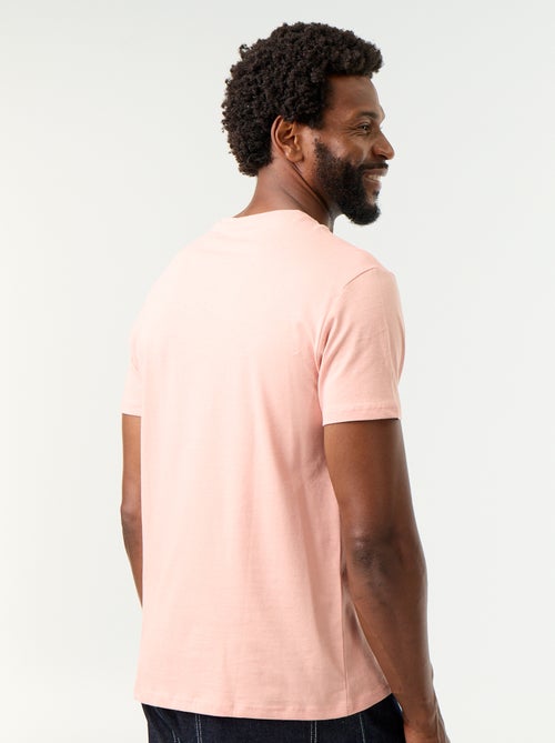 T-shirt col rond homme en jersey uni - Kiabi