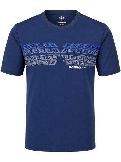 T-shirt col rond homme en microfibre devant imprimé modèle 1224760 umbro - Kiabi