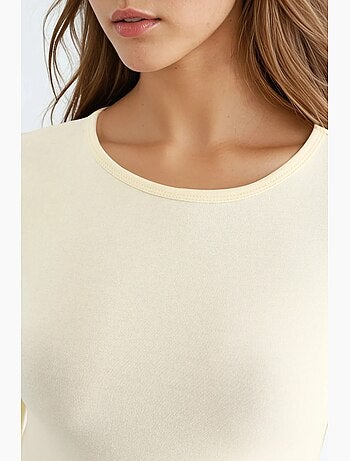 T-shirt col rond manches longues busem