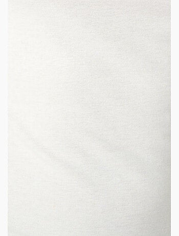 T-shirt col rond manches longues fine côte thermolactyl sensitive - damart