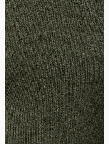 T-shirt col rond manches longues fine côte thermolactyl sensitive - damart