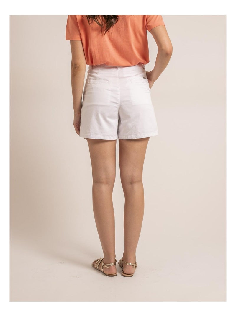 T-shirt col rond message FAKO Ecru - Kiabi