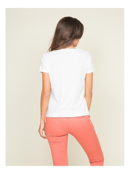 T-shirt col rond message FINA - Kiabi