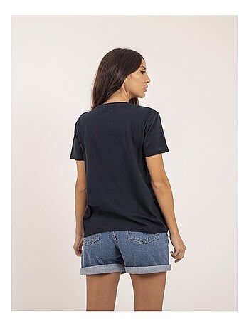 T-shirt col rond message FIORELLI