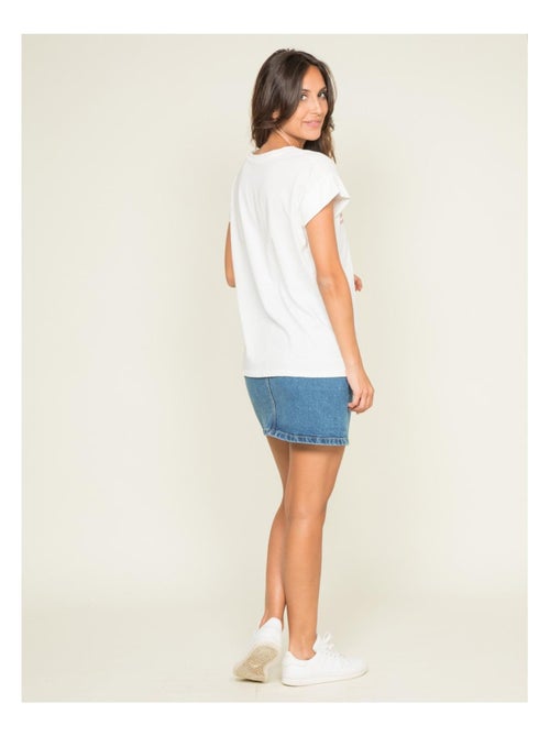 T-shirt col rond message FODY - Kiabi