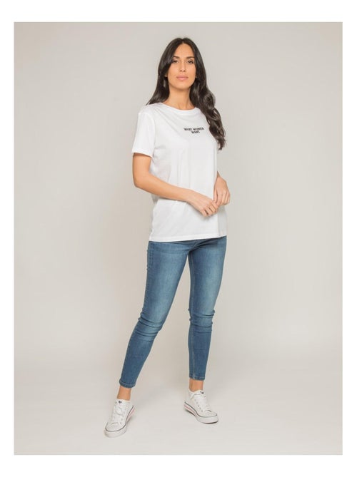 T-shirt col rond message FOMEREY - Kiabi