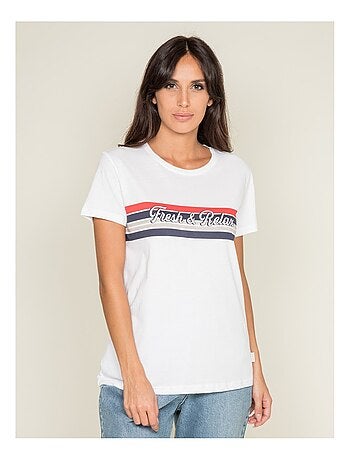 T-shirt col rond message FRAMONT