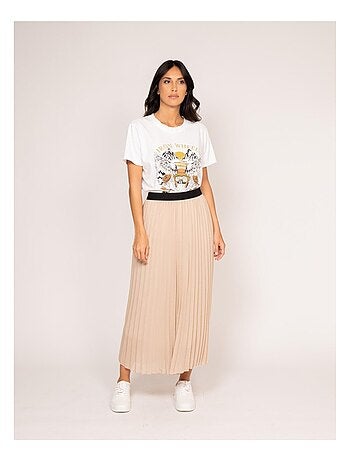 T-shirt col rond motifs FAIGLE