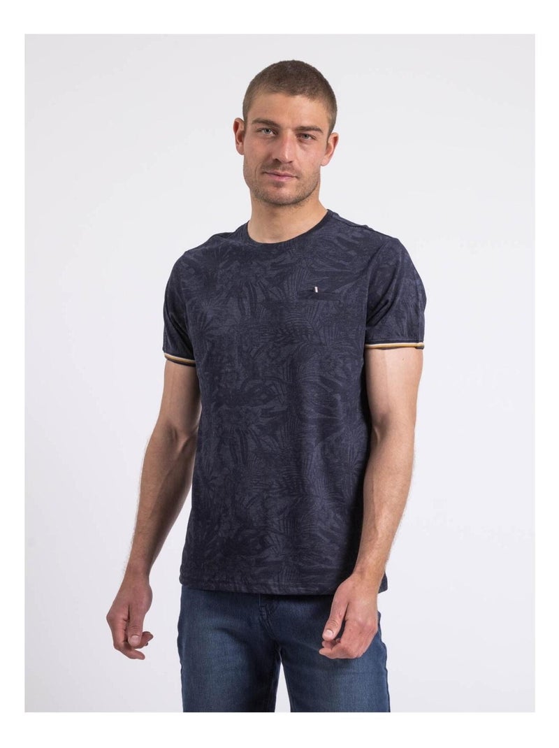 T-shirt col rond NAGAEKO Gris - Kiabi