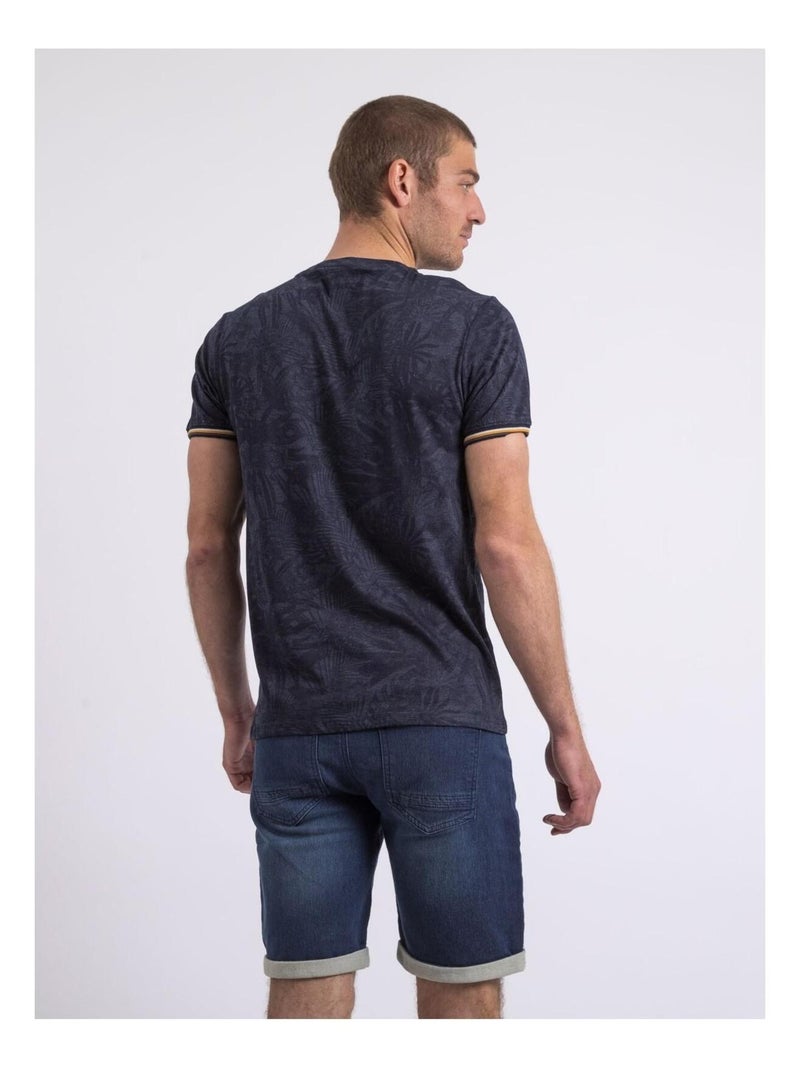 T-shirt col rond NAGAEKO Gris - Kiabi