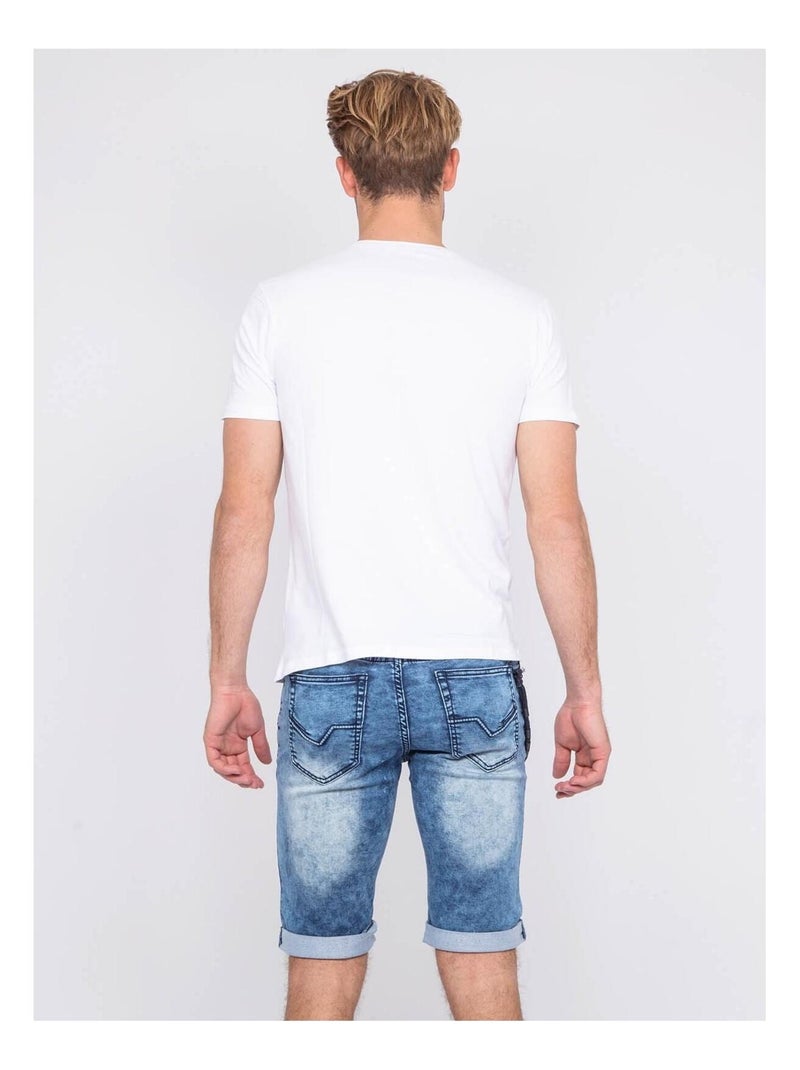 T-shirt col rond NAGAWIKA Blanc - Kiabi