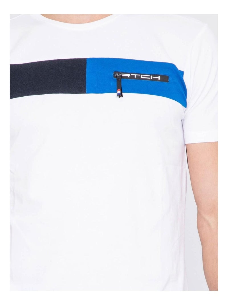 T-shirt col rond NAGAWIKA Blanc - Kiabi