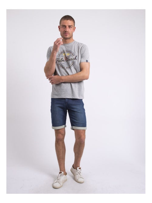 T-shirt col rond NAKIWOK - Kiabi