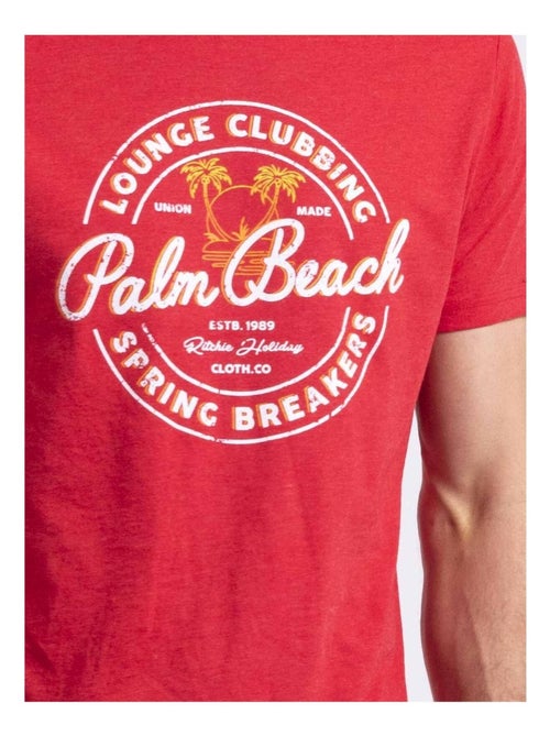 T-shirt col rond NAKIWOK - Kiabi