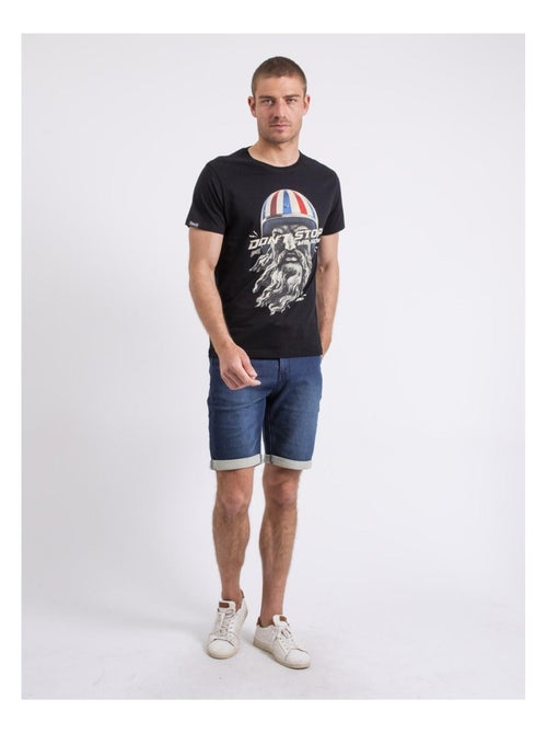 T-shirt col rond NALUBAD - Kiabi