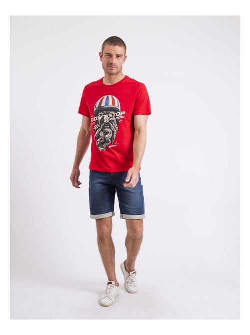 T-shirt col rond NALUBAD - Kiabi