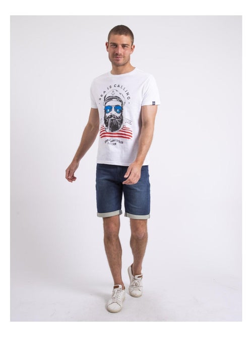 T-shirt col rond NALUPIRI - Kiabi
