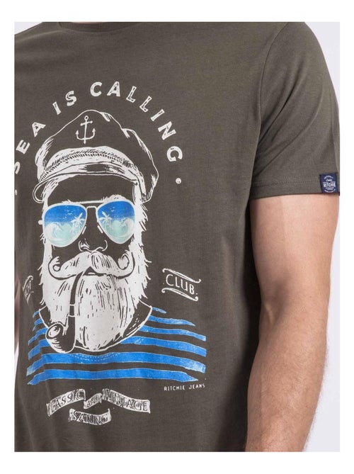 T-shirt col rond NALUPIRI - Kiabi