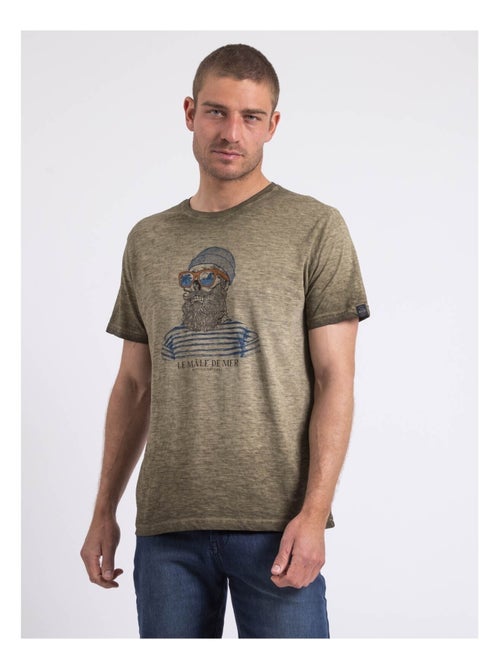 T-shirt col rond NAPAROT - Kiabi