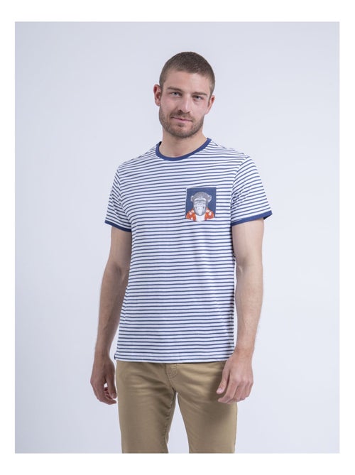 T-shirt col rond NAPISINGE - Kiabi