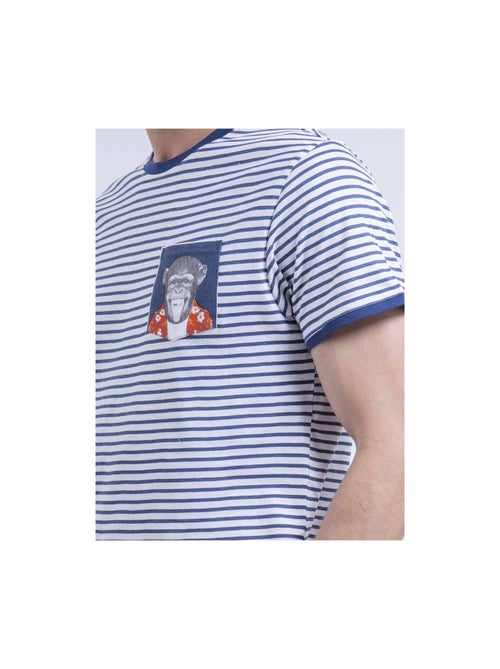 T-shirt col rond NAPISINGE - Kiabi