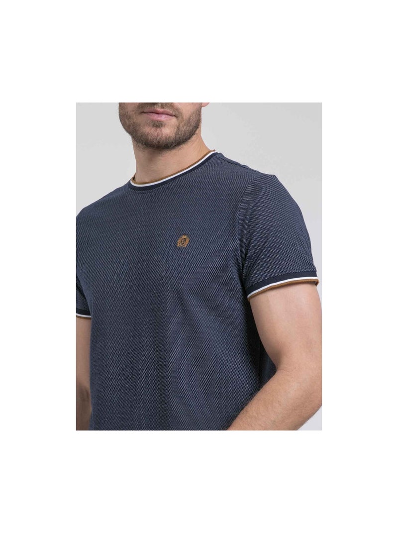 T-shirt col rond NATEODOR Bleu marine - Kiabi