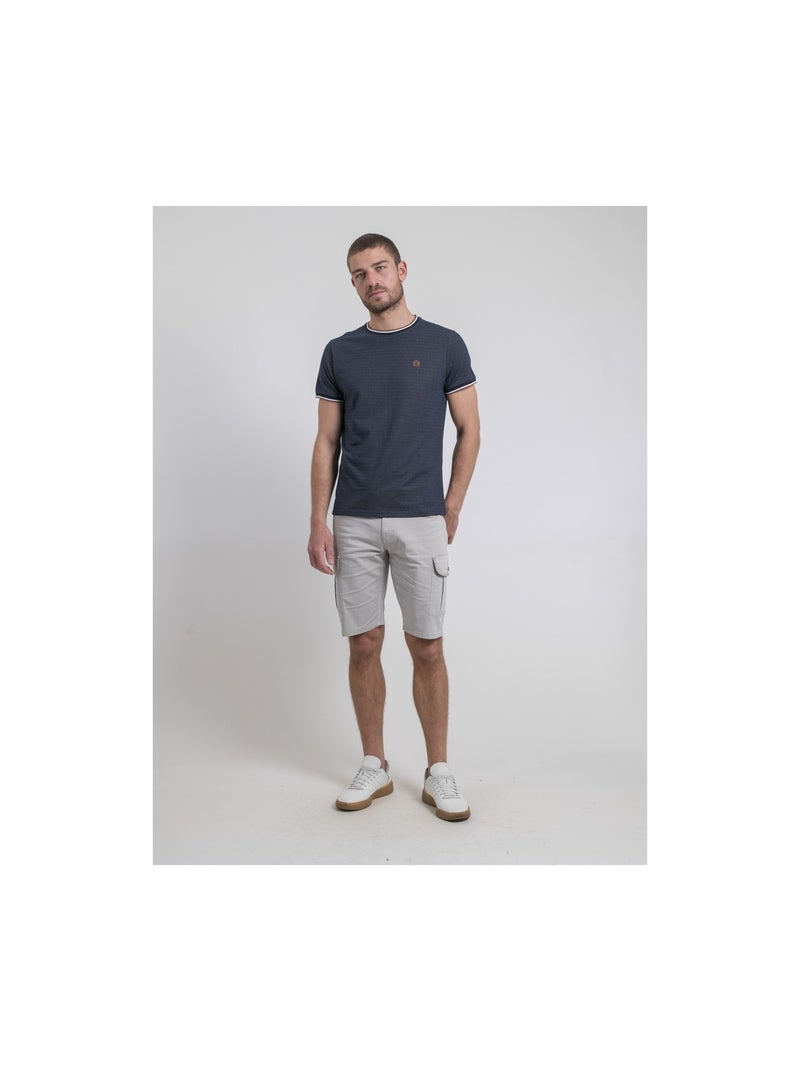 T-shirt col rond NATEODOR Bleu marine - Kiabi