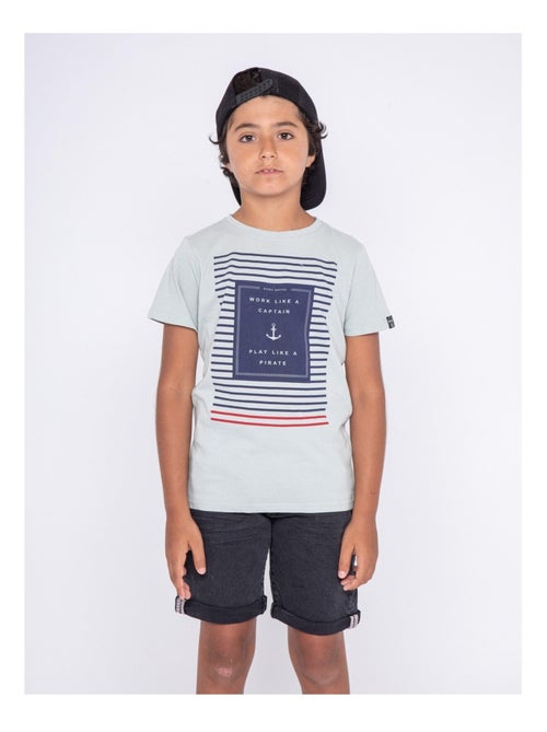 T-shirt col rond NEVEO garçon - Kiabi