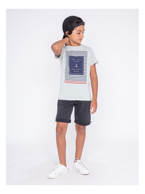 T-shirt col rond NEVEO garçon - Kiabi
