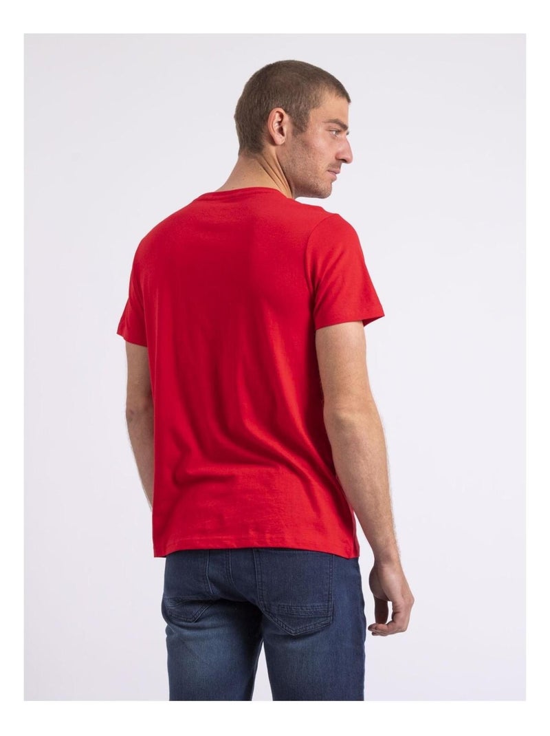 T-shirt col rond NIKOFUGA Rouge - Kiabi