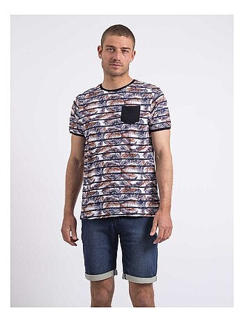 T-shirt col rond NIKUTO - Kiabi