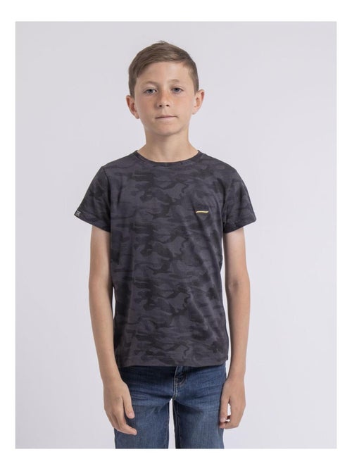 T-shirt col rond NILIMOUR garçon - Kiabi