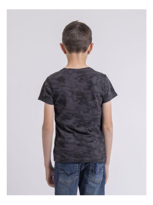 T-shirt col rond NILIMOUR garçon - Kiabi