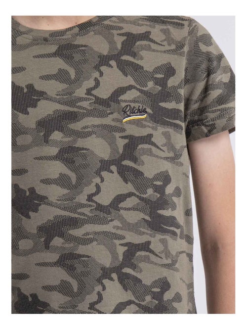 T-shirt col rond NILIMOUR garçon - Kiabi