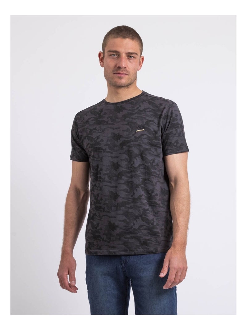 T-shirt col rond NILIMOUR Gris - Kiabi