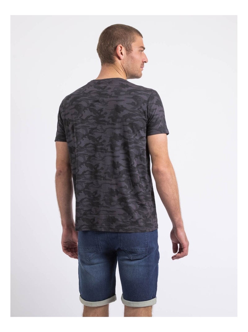 T-shirt col rond NILIMOUR Gris - Kiabi