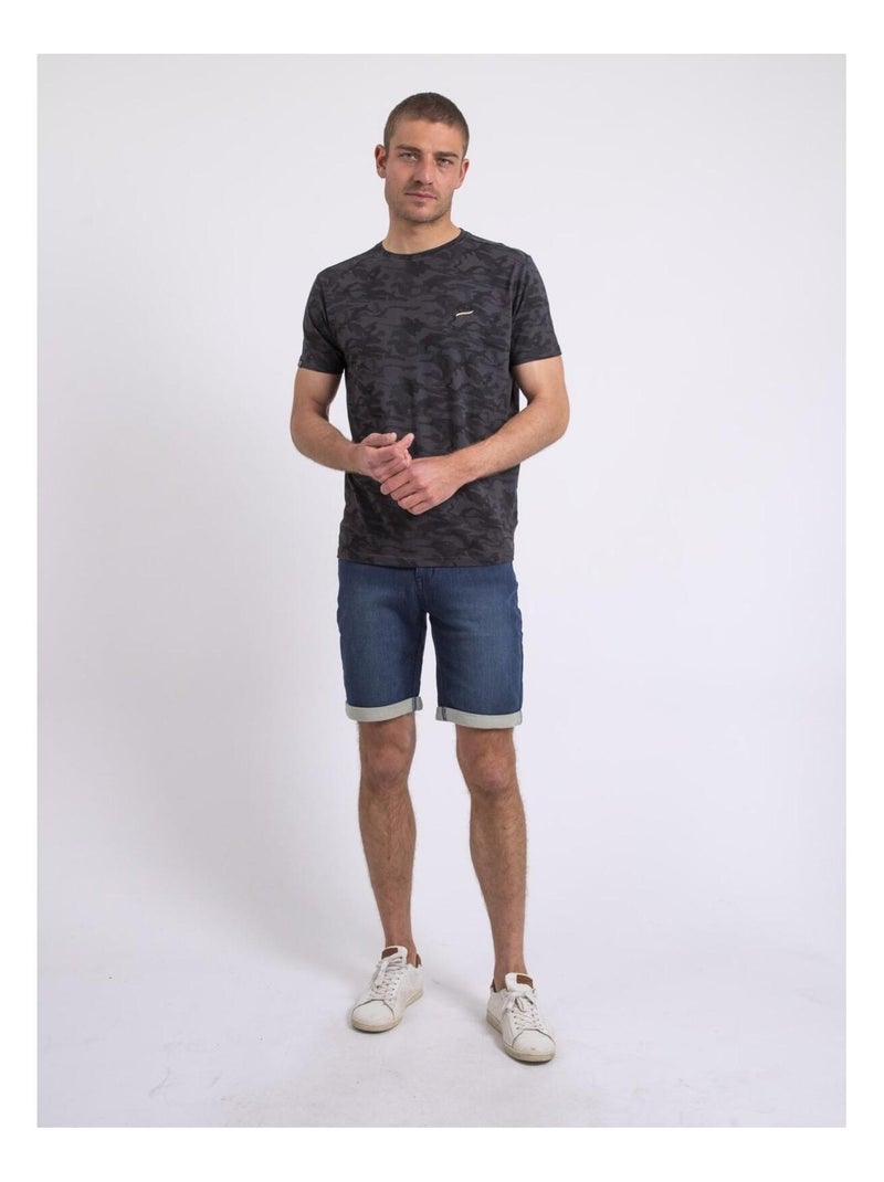 T-shirt col rond NILIMOUR Gris - Kiabi