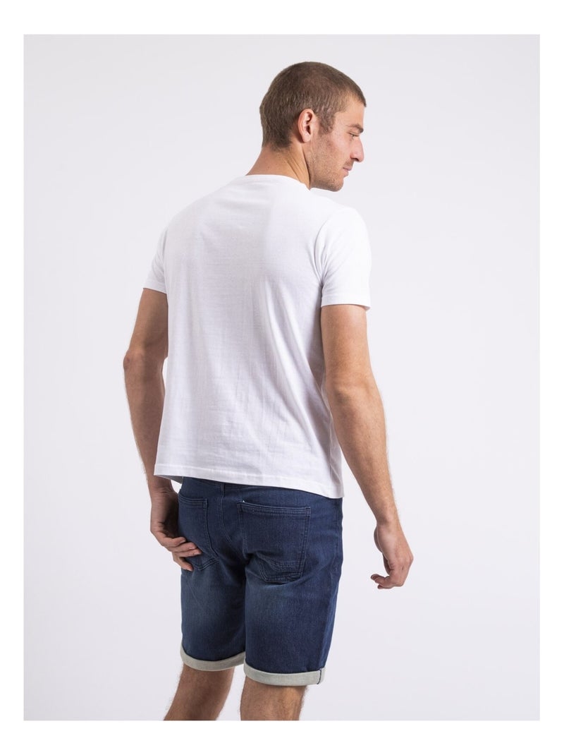 T-shirt col rond NILIPACK Blanc - Kiabi