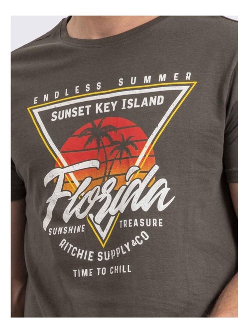 T-shirt col rond NILIPACK - Kiabi