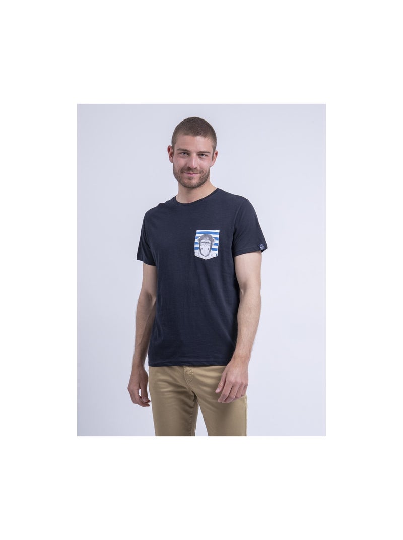 T-shirt col rond NINJATOL Beige - Kiabi