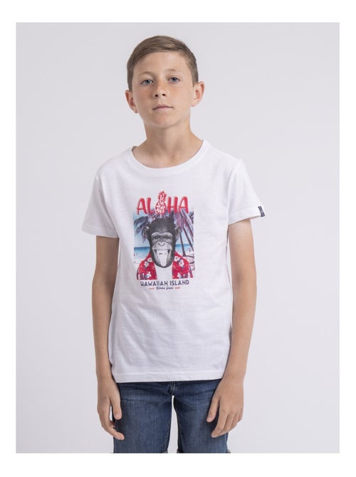 T-shirt col rond NIPAGOLO garçon - Kiabi