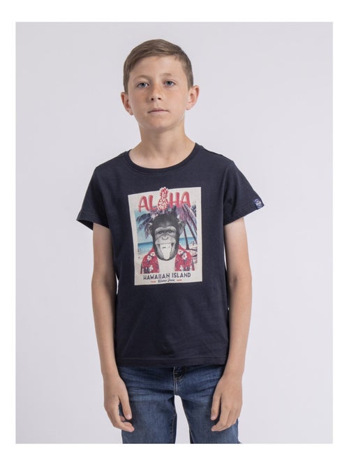 T-shirt col rond NIPAGOLO garçon - Kiabi