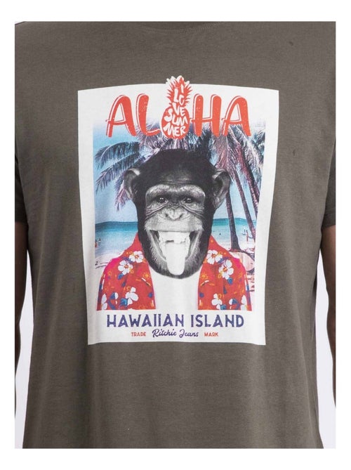 T-shirt col rond NIPAGOLO - Kiabi