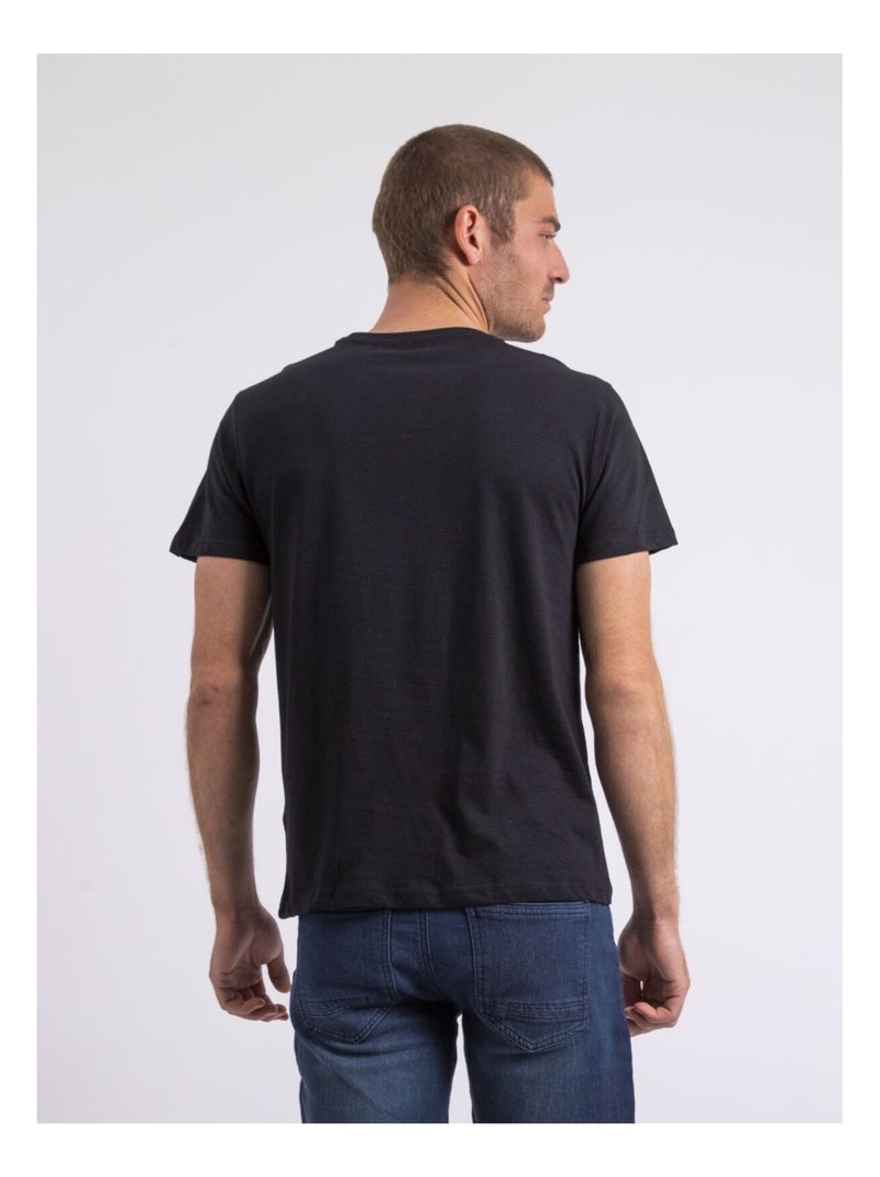 T-shirt col rond NIRALVINO Noir - Kiabi