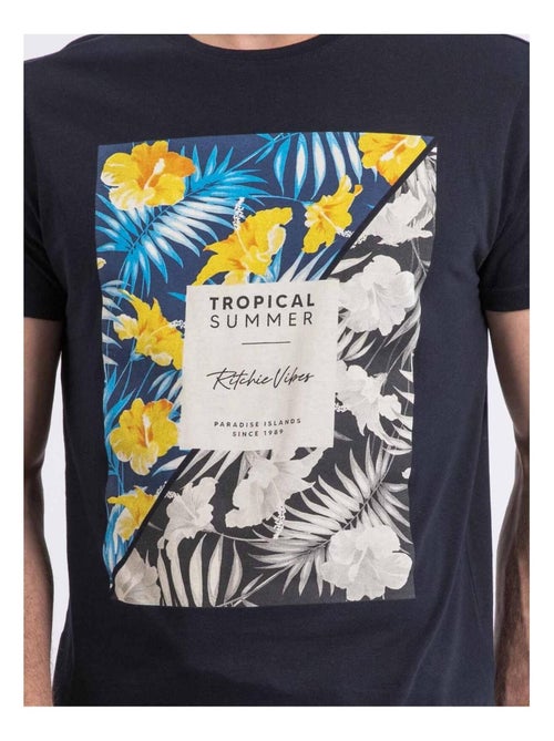 T-shirt col rond NIRAYMAN - Kiabi