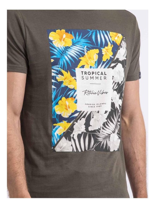 T-shirt col rond NIRAYMAN - Kiabi