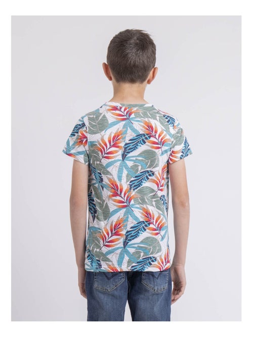 T-shirt col rond NIRINDO garçon - Kiabi
