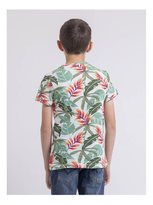 T-shirt col rond NIRINDO garçon - Kiabi